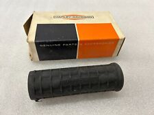 (1) BLACK WAFFLE STYLE Handlebar Rubber Grips GENUINE Panhead Knucklehead  SM7 for sale  Shipping to South Africa