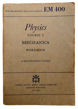 Curso de Física 1 Livro de Mecânica Departamento de Guerra Manual de Educação EM 400 1944 comprar usado  Enviando para Brazil