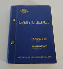 Teilekatalog ersatzteilliste f gebraucht kaufen  Jever