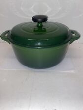 Panela segura Tramontina 3,5 qt esmaltada ferro fundido redonda forno holandês / verde, usado comprar usado  Enviando para Brazil