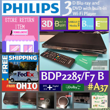 Leitor de DVD/Blu-ray Disc 3D Philips BDP2285/F7 B Wi-Fi integrado com controle remoto comprar usado  Enviando para Brazil