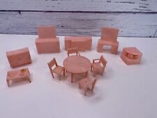 Lote de cadeiras de mesa superior de plástico rosa cabana, cômoda buffet estante comprar usado  Enviando para Brazil