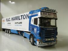 Used, TEKNO SCANIA +FRIDGE TRAILER-P.&C.HAMILTON SCOTLAND-LTD EDITION-1:50 for sale  Shipping to Ireland