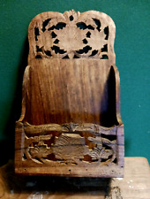 Vintage carved wooden for sale  LLANDRINDOD WELLS