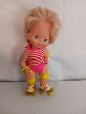 Patines bebé Mattel vintage 15" muñeca patinaje sobre ruedas 1982 probado funciona  segunda mano  Embacar hacia Argentina