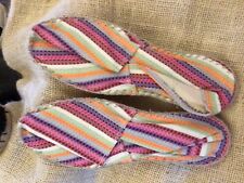 Stripe espadrilles for sale  PEWSEY