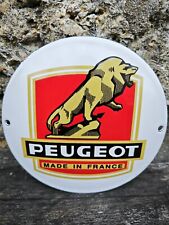 Peugeot enamel sign d'occasion  Expédié en Belgium