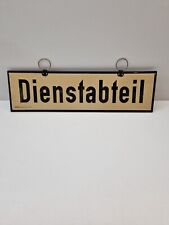 Eisenbahn schild dienstabteil gebraucht kaufen  Bad Rappenau