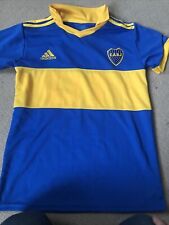 Camisa de futebol Boca Juniors 2022-23 Home pequena Valentin Barco 19 Adidas comprar usado  Enviando para Brazil