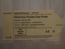 Eintrittskarte eishockey 1990 gebraucht kaufen  Deutschland