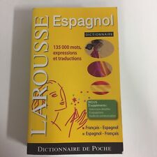 Dictionnaire poche espagnol d'occasion  Piolenc