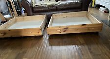 X2..pine wood bed for sale  LONDON