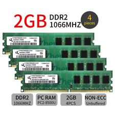 Used, 8GB 4x2GB DDR2 1066MHz PC2-8500U DIMM Game Memory Overclocking Memory Qimonda IT for sale  Shipping to South Africa