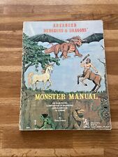 AD&D Dungeons and Dragons 1st edition Monster Manual Softback for sale  WESTON-SUPER-MARE