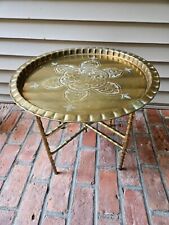 Brass tray table for sale  Feeding Hills