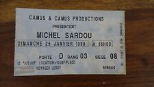 Michel sardou billet d'occasion  Condé-sur-l'Escaut