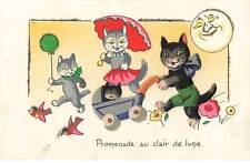 Cats Ag #MK843 Promenade To Clair de Lune Cats Humanizes Umbrella Stroller With segunda mano  Embacar hacia Argentina