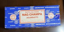 Caixa de palitos de incenso Satya Sai Baba Nag Champa Agarbatti 250 gms laminados à mão comprar usado  Enviando para Brazil