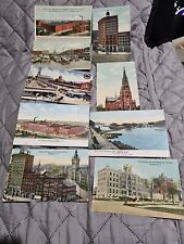 Antiguo lote de 57 escenas de edificios postales de Buffalo NY de 1900 Wny  segunda mano  Embacar hacia Argentina