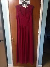 Used, Beautiful Red Gown Dress Size 18 Prom Wedding Worn Once for sale  Shipping to South Africa