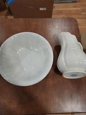 Royal Crownford Ironstone Wheat Pitcher And Basin for sale  Shipping to South Africa