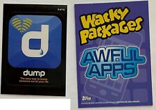 Used, 2013 TOPPS WACKY PACKAGES SERIES 10 AWFUL APPS DUMP INSERT CARD 3 OF 10 for sale  Daphne