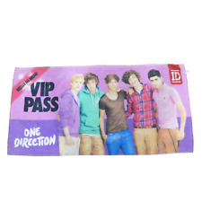One Direction Official VIP pass Beach Bath Tour Towel Harry Styles Music Zayn for sale  Shipping to South Africa