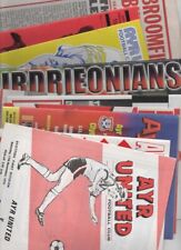 Clydebank away programmes for sale  NEWPORT-ON-TAY