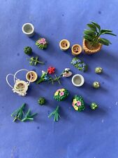 SYLVANIAN FAMILIES FLOWERS PLANTS HANGING BASKETS GARDEN POTS CALICO CRITTERS 23 for sale  Shipping to South Africa