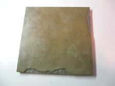 Used, Italy Simulated Slate 6" Sq Porcelain Matte Brown 1 Floor Tile w/ Variations Vtg for sale  Shipping to South Africa