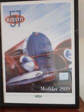 Type bugatti poster for sale  GOOLE