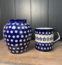 polka dot mugs for sale  HEATHFIELD