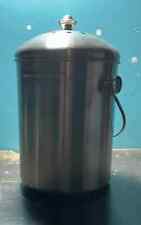Natural Home Stainless Steel Compost Bin, used for sale  Shipping to South Africa