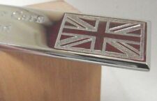 Distintivo Rolls-Royce MELHOR CROMADO com bandeira do Reino Unido retratada NÃO USADO ORIGINAL de Crewe comprar usado  Enviando para Brazil