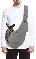 Used, Slowton dog puppy carrier grey sling bag adjustable, washable, secure for sale  LONDON