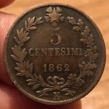 Moneta centesimi 1862 usato  Olbia