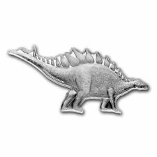 Moneda de Plata Stegosaurus 2022 Islas Salomón Dinosaurios de América del Norte 2 oz segunda mano  Embacar hacia Argentina