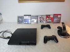 Consola delgada Playstation 3 PS3 160 GB CECH-3001A paquete de 6 juegos segunda mano  Embacar hacia Argentina