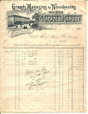 Bordeaux invoices 1904.lacaze d'occasion  Expédié en Belgium