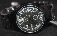 Used, Police Men Chronograph Black Dial with Date Stainless Steel Band Quartz Watch for sale  Shipping to South Africa