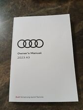 Manual do proprietário Audi A3 2023 fabricante de equipamento original comprar usado  Enviando para Brazil