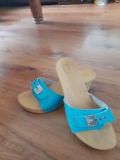 Scholl blue mules for sale  Shipping to Ireland