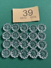 14mm glass rosettes for sale  ROMFORD