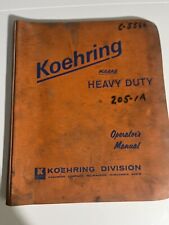 Koehring 205 205 for sale  Augusta