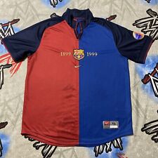 Usado, Camiseta deportiva de fútbol Nike del FC Barcelona 1899-1999 para hombre XL 100 aniversario segunda mano  Embacar hacia Argentina