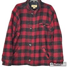 Fargo Mining Wool Blend Buffalo Plaid Insulated Jacket Medium Work Chore Hunting for sale  Shipping to South Africa