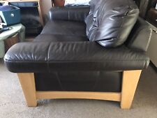 Vintage leather seater for sale  DIDCOT
