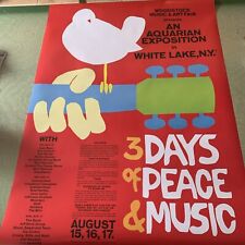 Woodstock poster reprint. for sale  Westfield