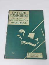 Curso de piano Oxford de colección 1929 para clase e instrucción individual segundo libro GC segunda mano  Embacar hacia Argentina