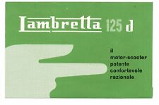 Lambretta 125 depliant usato  Vetto